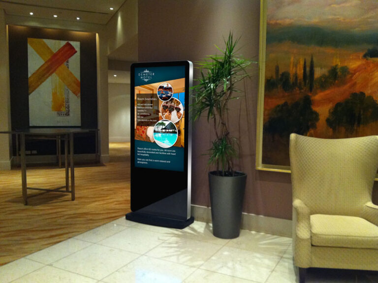 Hotel-lobby-freestanding-kiosk